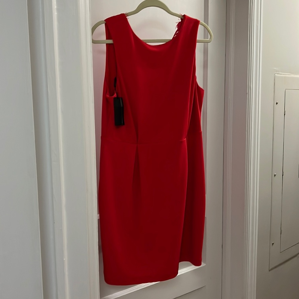 NWT orange dress with lace back
